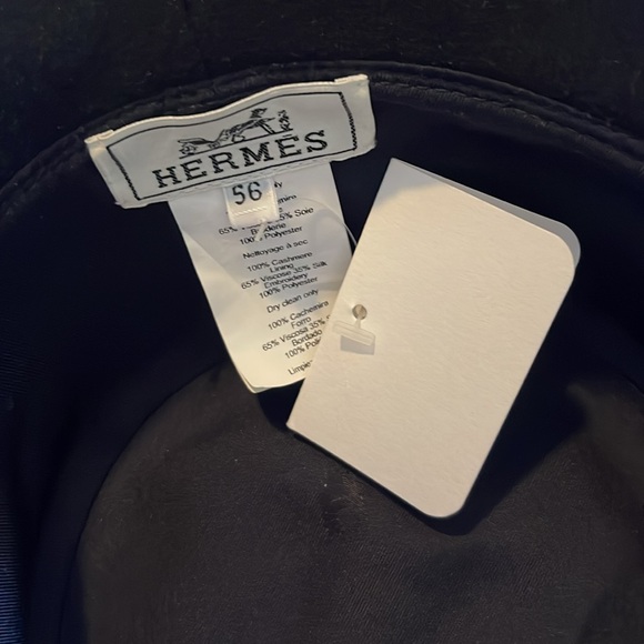 New Hermes Cashmere Bucket Hat - Picture 5 of 6